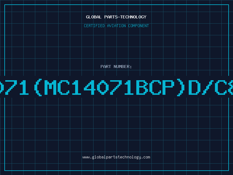 Aviation Part 4071(MC14071BCP)D/C89