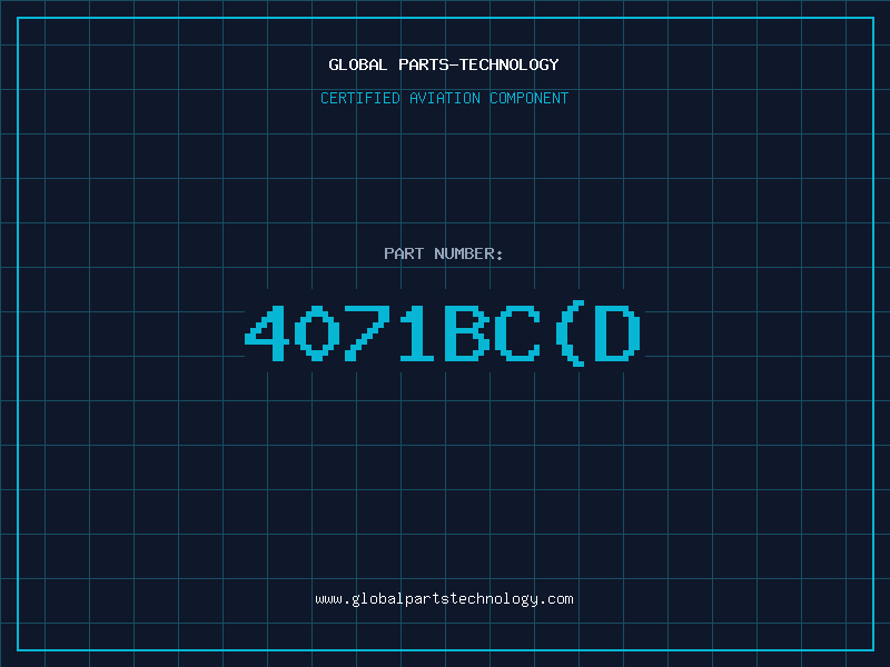 Aviation Part 4071BC(D