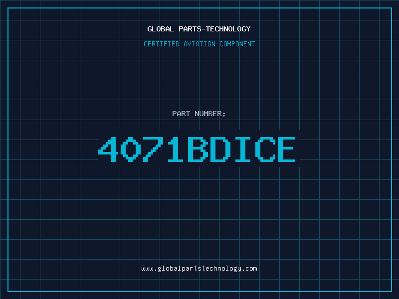 Aviation Part 4071BDICE