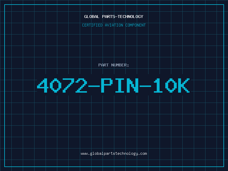 Aviation Part 4072-PIN-10K