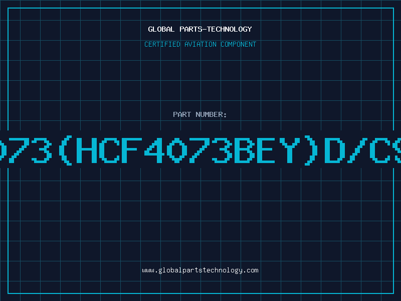 Aviation Part 4073(HCF4073BEY)D/C90