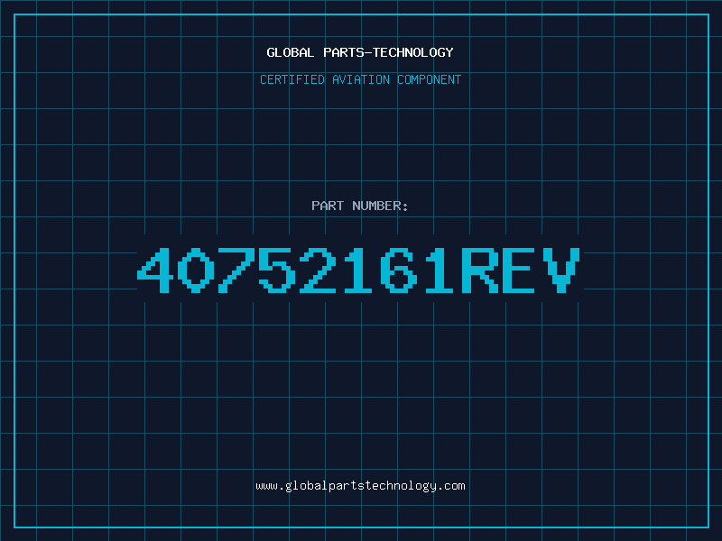 Aviation Part 40752161REV