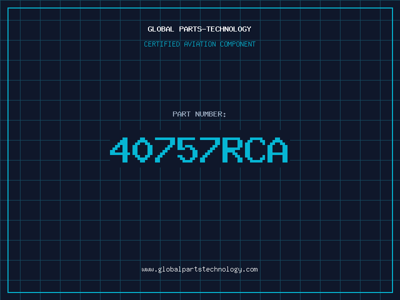 Aviation Part 40757RCA