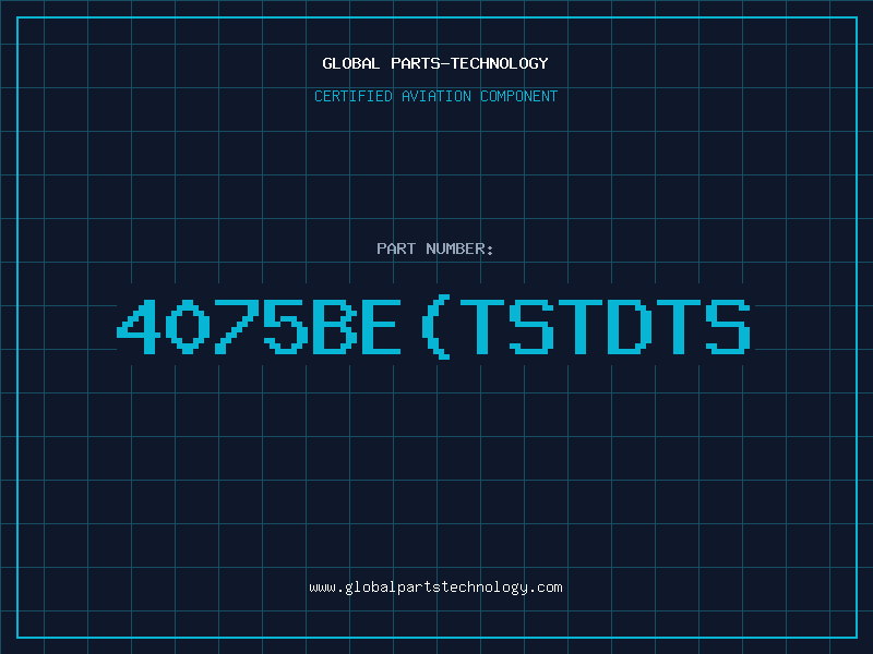 Aviation Part 4075BETSTDTS