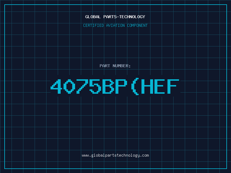 Aviation Part 4075BP(HEF