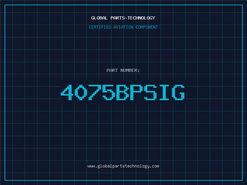 Aviation Part 4075BPSIG