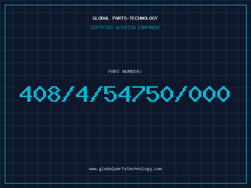 Aviation Part 408/4/54750/000