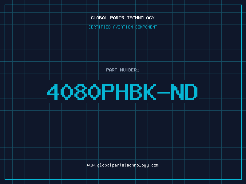 Aviation Part 4080PHBK-ND