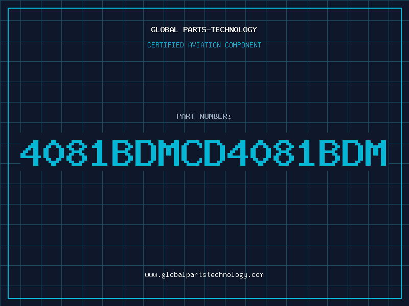 Aviation Part 4081BDMCD4081BDM