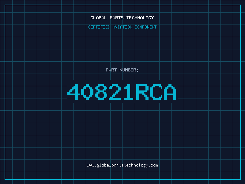 Aviation Part 40821RCA
