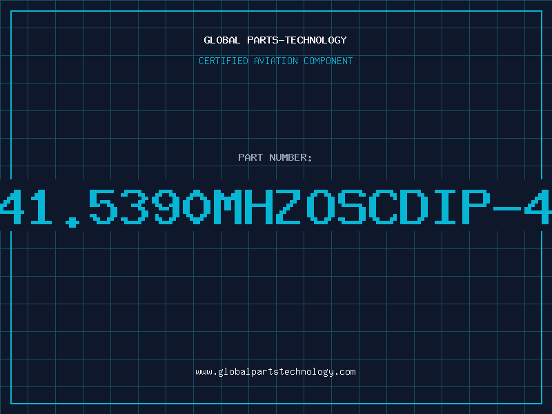 Aviation Part 41.5390MHZOSCDIP-4