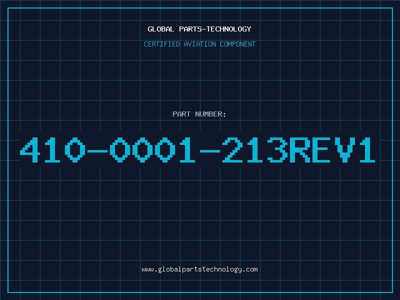Aviation Part 410-0001-213REV1