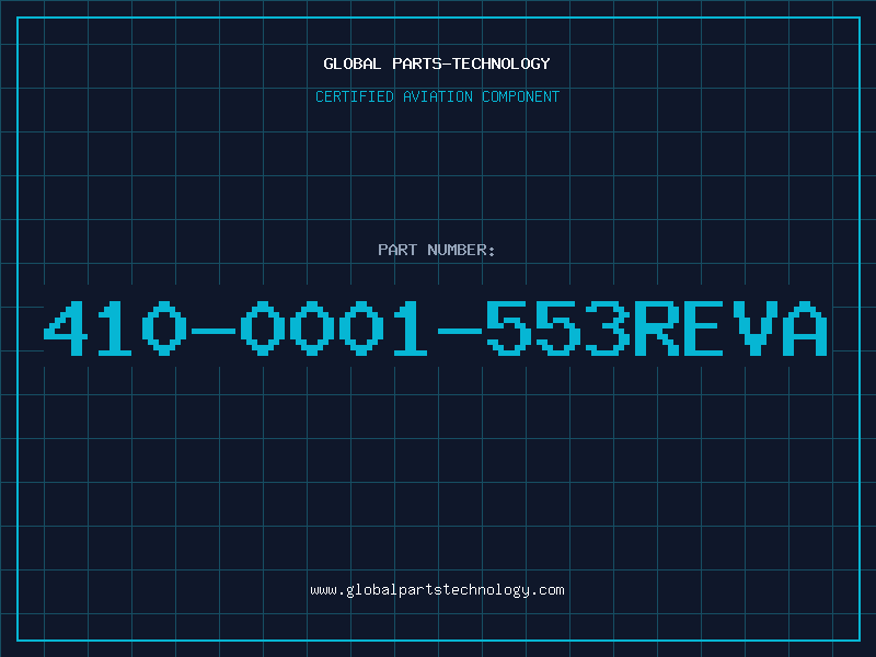 Aviation Part 410-0001-553REVA