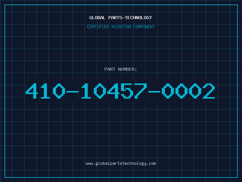 Aviation Part 410-10457-0002