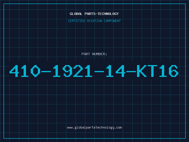 Aviation Part 410-1921-14-KT16