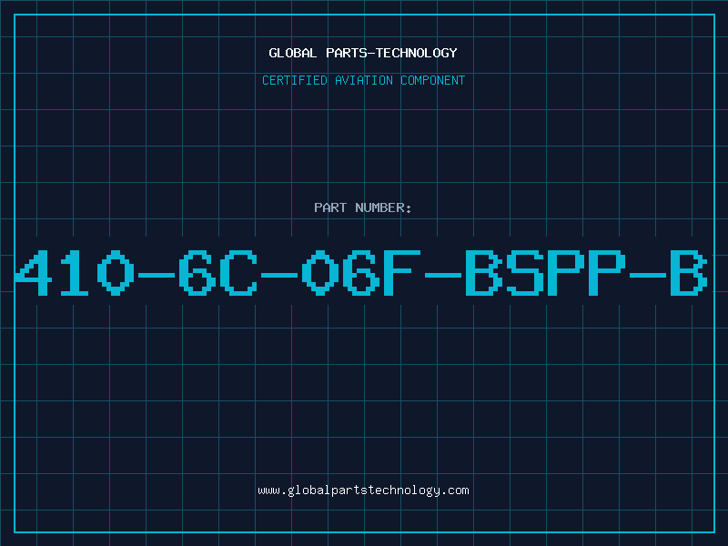 Aviation Part 410-6C-06F-BSPP-B