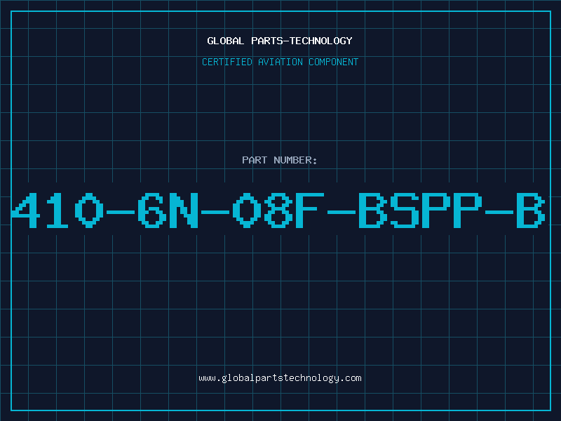 Aviation Part 410-6N-08F-BSPP-B
