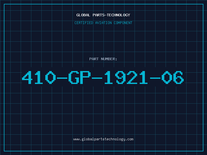 Aviation Part 410-GP-1921-06