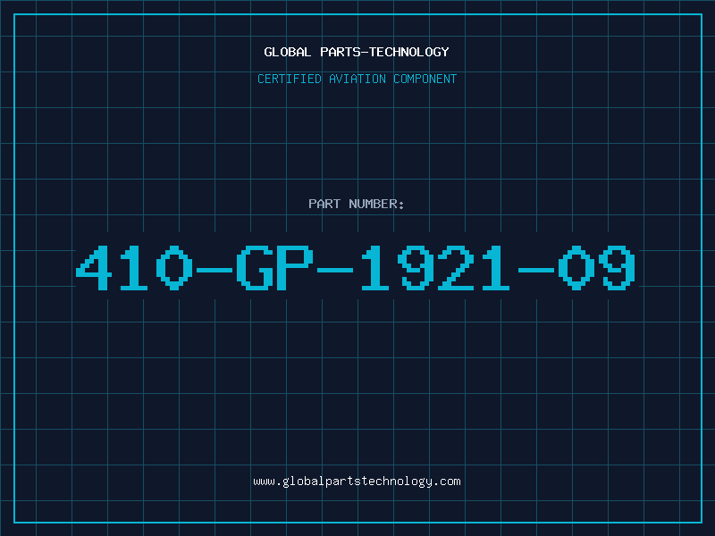 Aviation Part 410-GP-1921-09