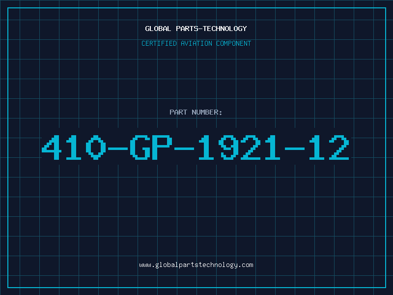 Aviation Part 410-GP-1921-12