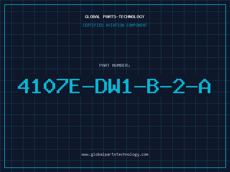 Aviation Part 4107E-DW1-B-2-A