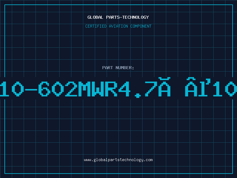 Aviation Part 411-10-602MWR4.7Âµ10%63V