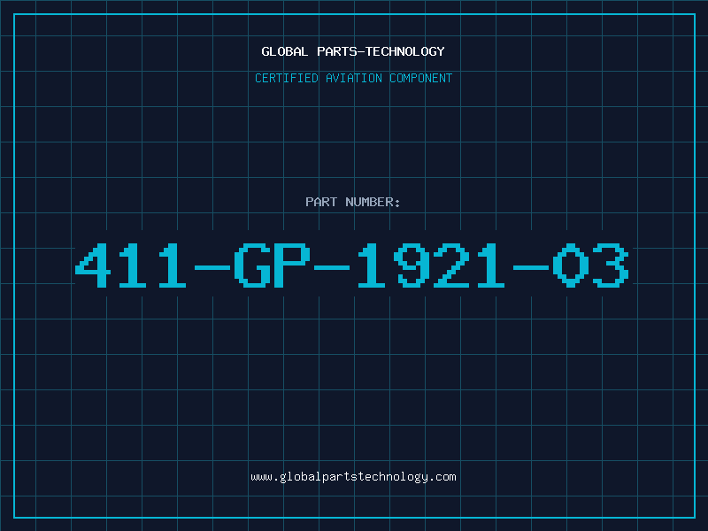 Aviation Part 411-GP-1921-03