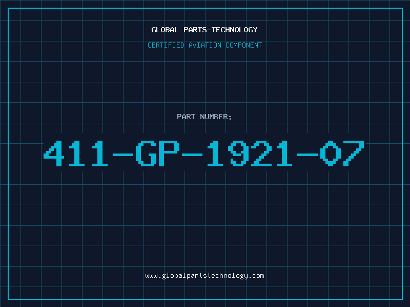 Aviation Part 411-GP-1921-07