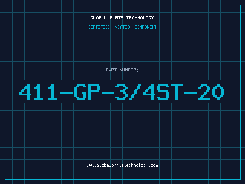 Aviation Part 411-GP-3/4ST-20