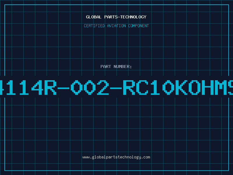 Aviation Part 4114R-002-RC10KOHMS