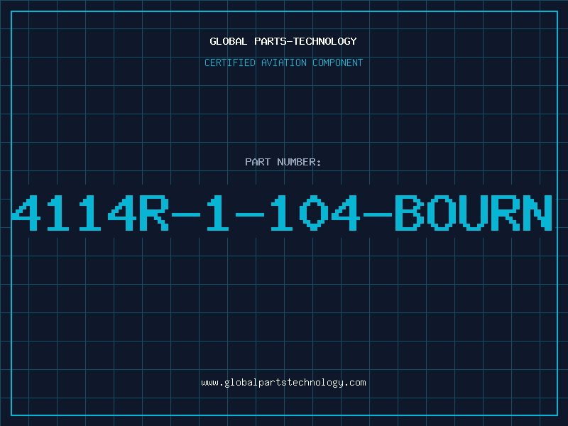Aviation Part 4114R-1-104-BOURN