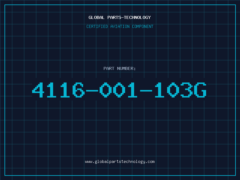 Aviation Part 4116-001-103G