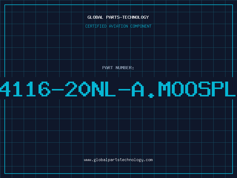 Aviation Part 4116-20NL-A.MOOSPL