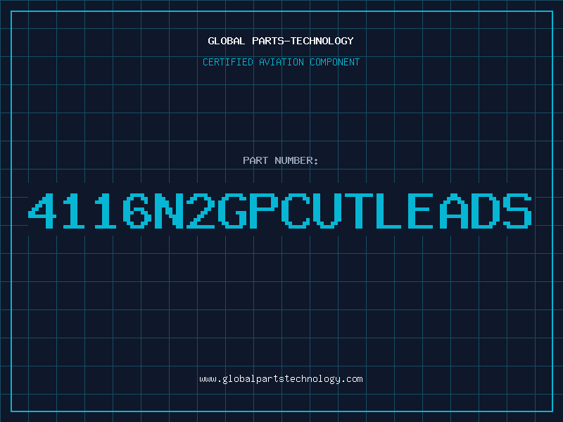 Aviation Part 4116N2GPCUTLEADS