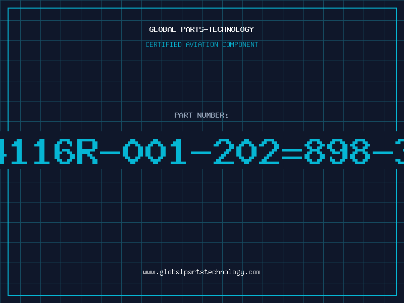 Aviation Part 4116R-001-202=898-3