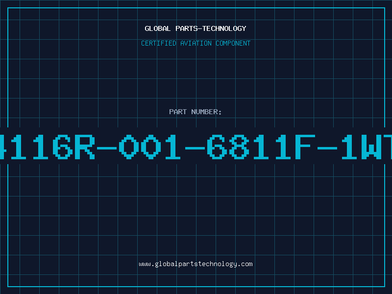 Aviation Part 4116R-001-6811F-1WT