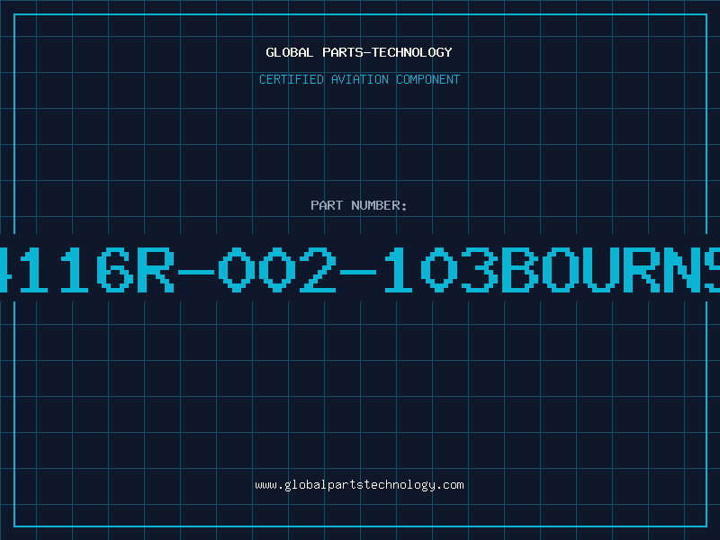 Aviation Part 4116R-002-103BOURNS