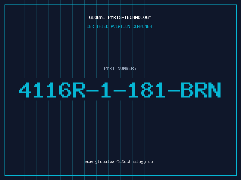 Aviation Part 4116R-1-181-BRN