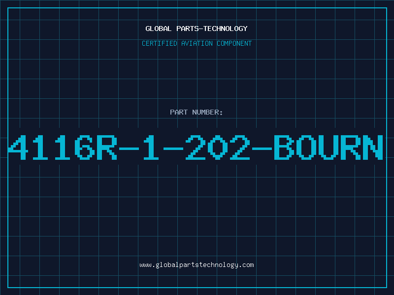 Aviation Part 4116R-1-202-BOURN