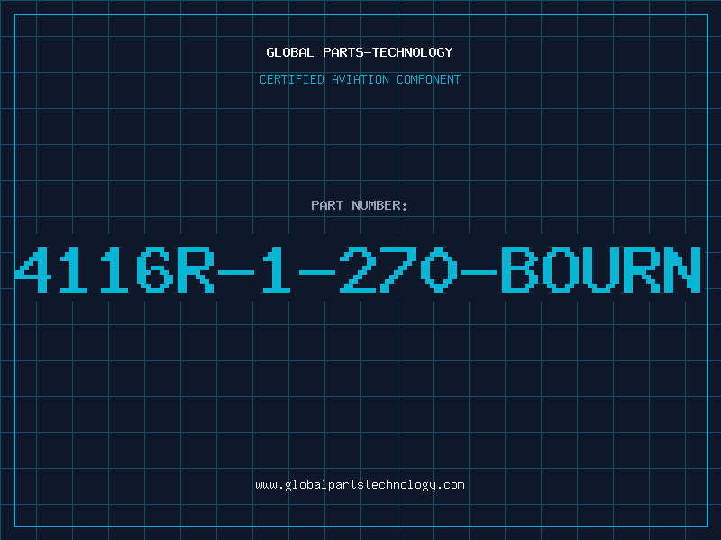 Aviation Part 4116R-1-270-BOURN