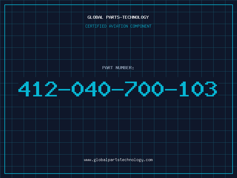 Aviation Part 412-040-700-103