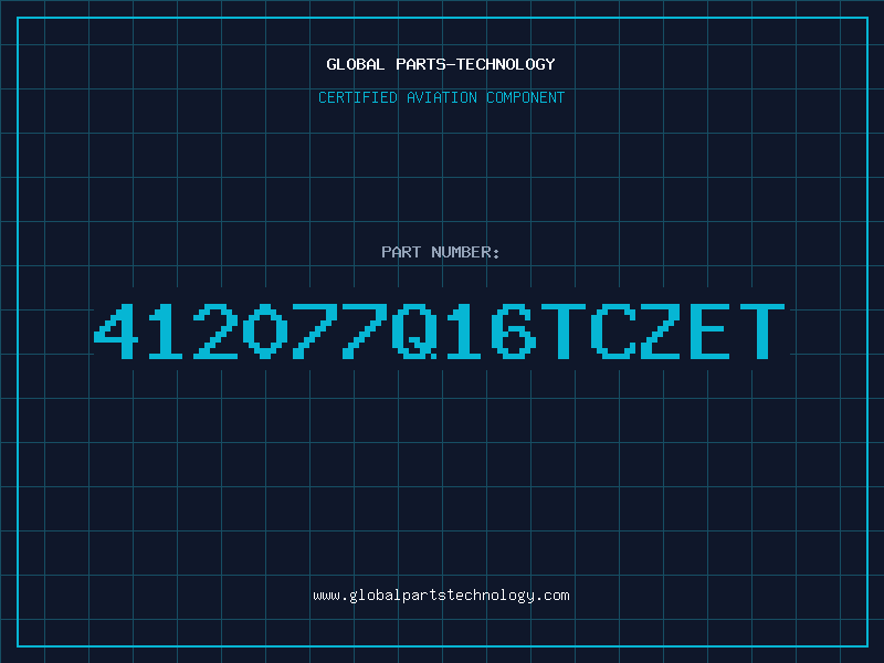 Aviation Part 412077Q16TCZET