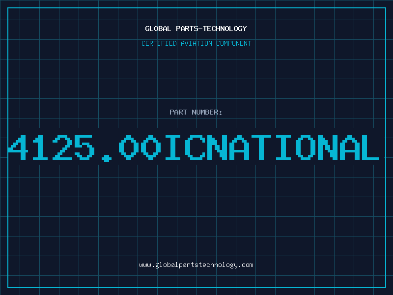 Aviation Part 4125.00ICNATIONAL