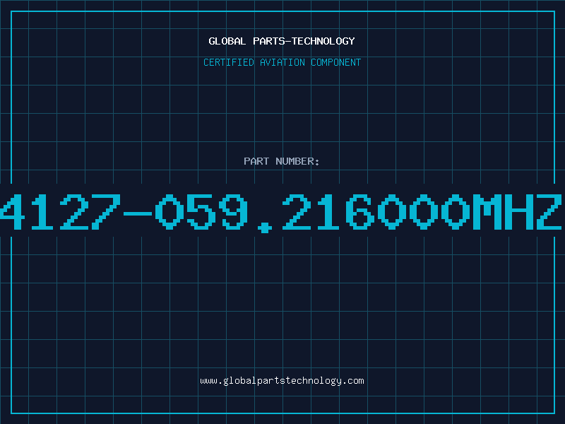 Aviation Part 4127-059.216000MHZ