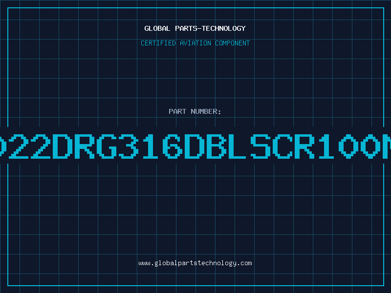 Aviation Part 413022DRG316DBLSCR100M/RL