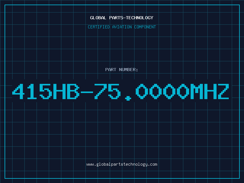 Aviation Part 415HB-75.0000MHZ