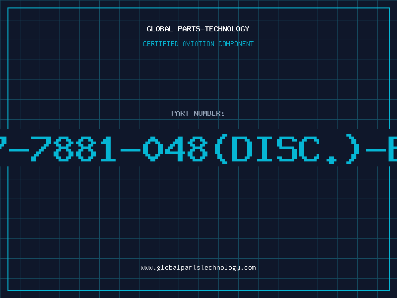 Aviation Part 417-7881-048(DISC.)-EFJ