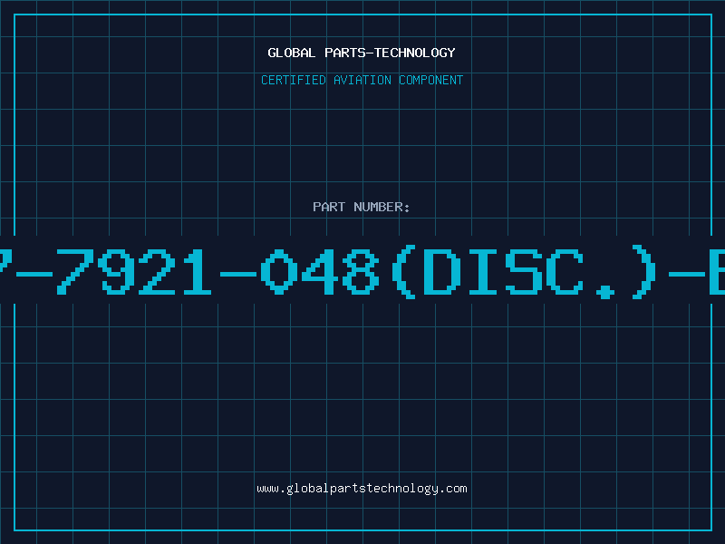 Aviation Part 417-7921-048(DISC.)-EFJ