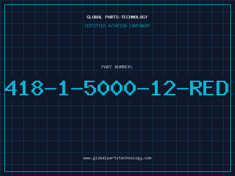 Aviation Part 418-1-5000-12-RED