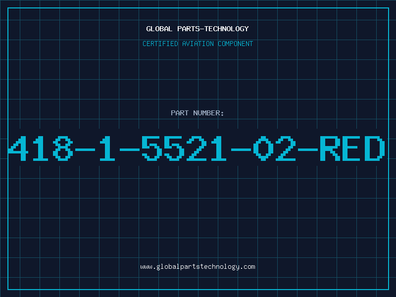 Aviation Part 418-1-5521-02-RED